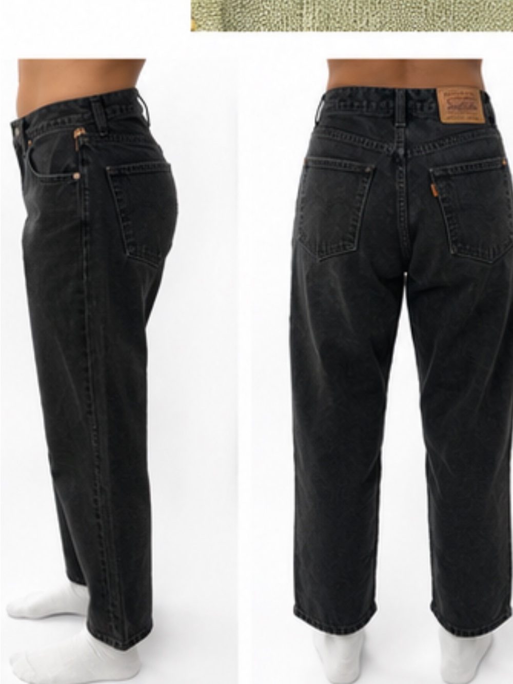 Levi's Women's Relaxed Black Washed Jeans